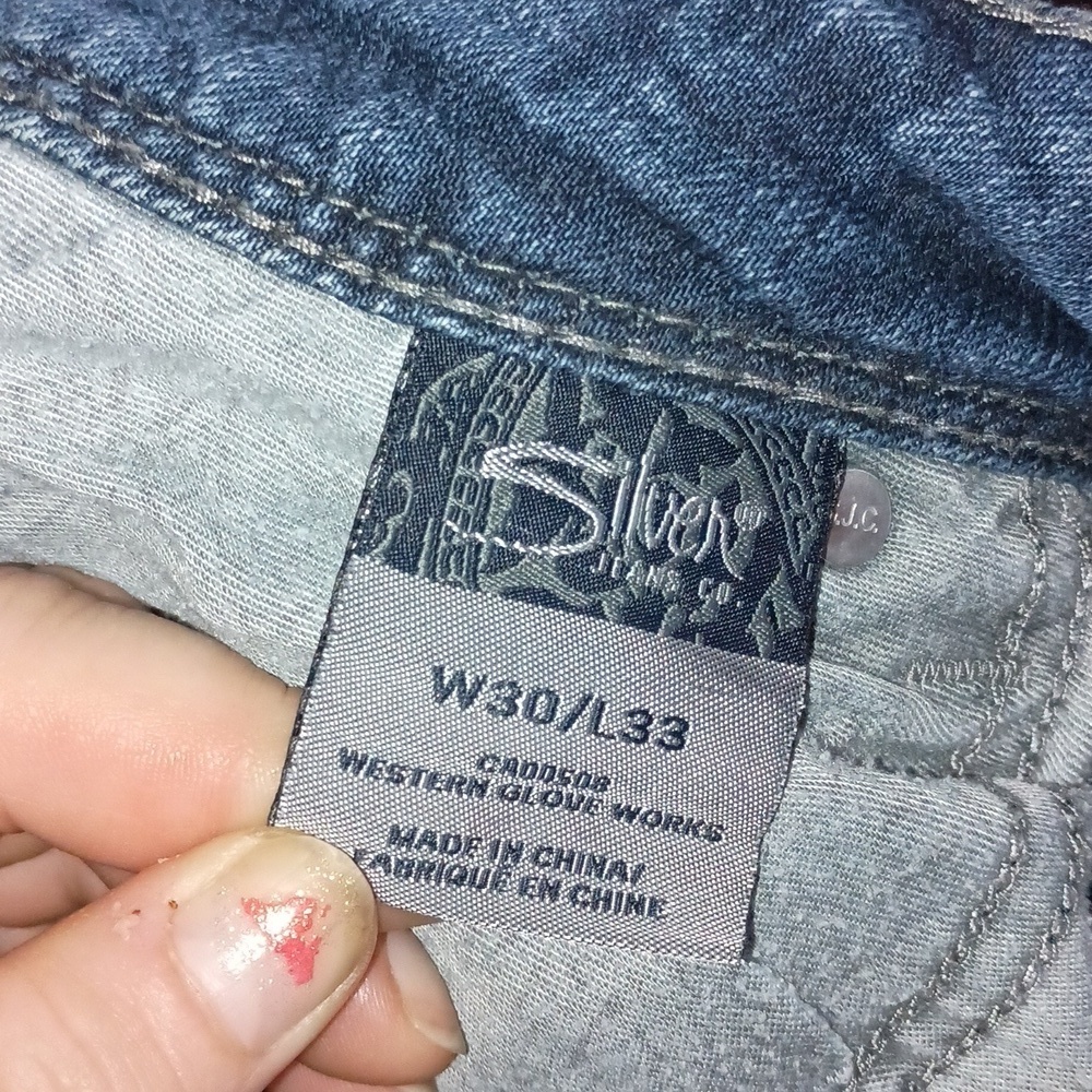 Silver Suki Bootcut Jeans Size 30 - Picture 7 of 8